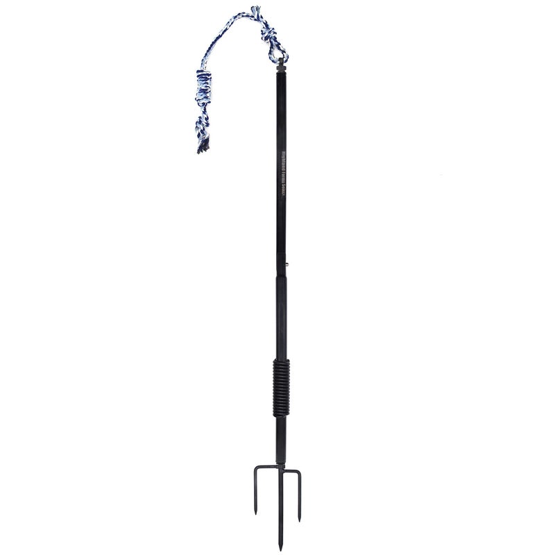 Highland Farms Select Dog Retractable Interactive Training Tug Toy - Pet Obedience Training Tug - Stable Exercise Metal Pole & Spring Rod with Replaceable Chew Rope for Small/Medium Dogs - Image 1